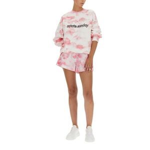 ROTATE BIRGERCHRISTENSEN ROTATE Sunday Tie-Dye Sweatshirt Women PINK Sweaters &